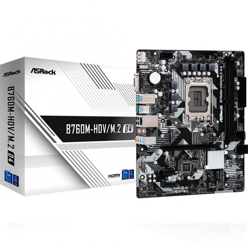 Материнська плата ASRock B760M-HDV/M.2 D4  Фото №3