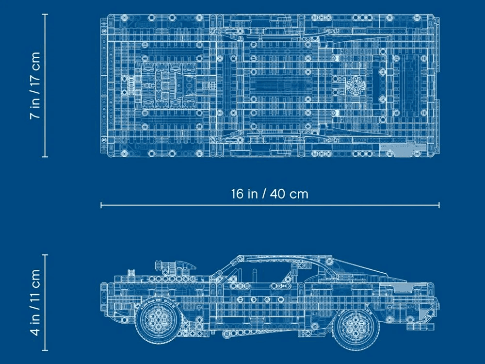 Авто-конструктор LEGO Technic Додж (42111)  Фото №6