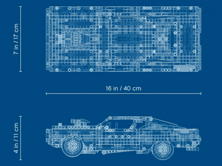 Авто-конструктор LEGO Technic Додж (42111)  Фото №6