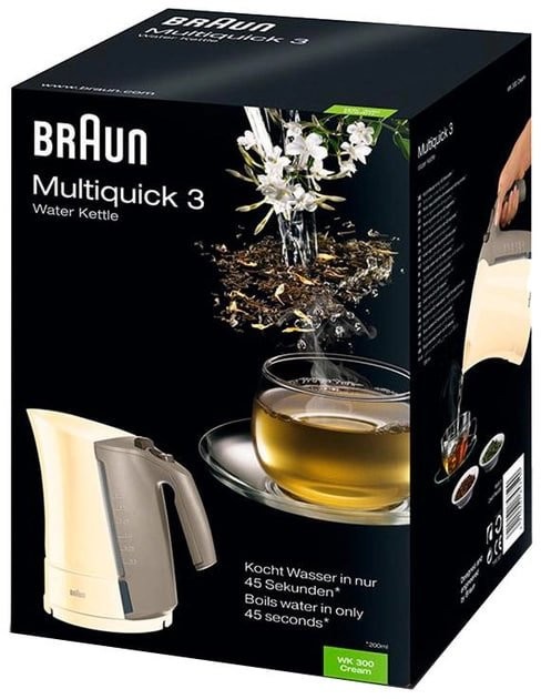Електрочайник Braun Multiquick 3 WK 300 Cream  Фото №2