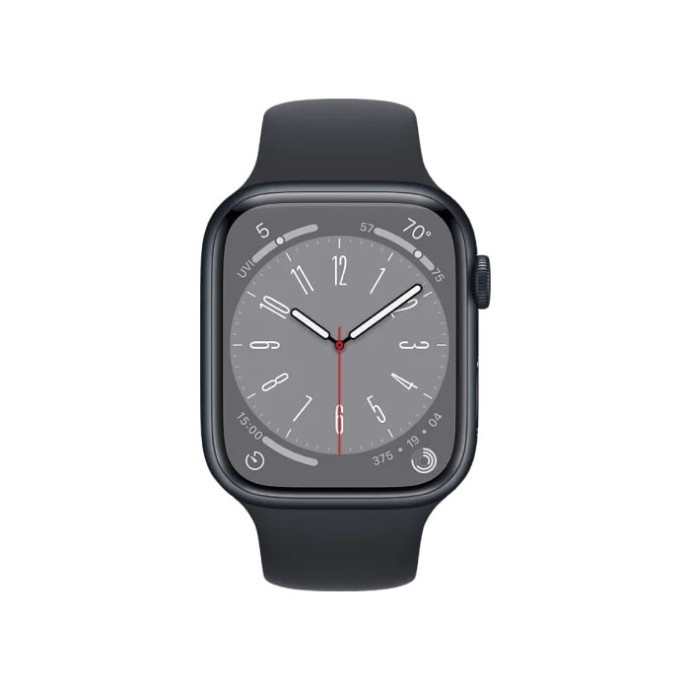 Смарт-годинник Apple Watch Series 8 GPS + Cellular 41mm Midnight Aluminum Case w. Midnight Sport Band (MNHV3)
