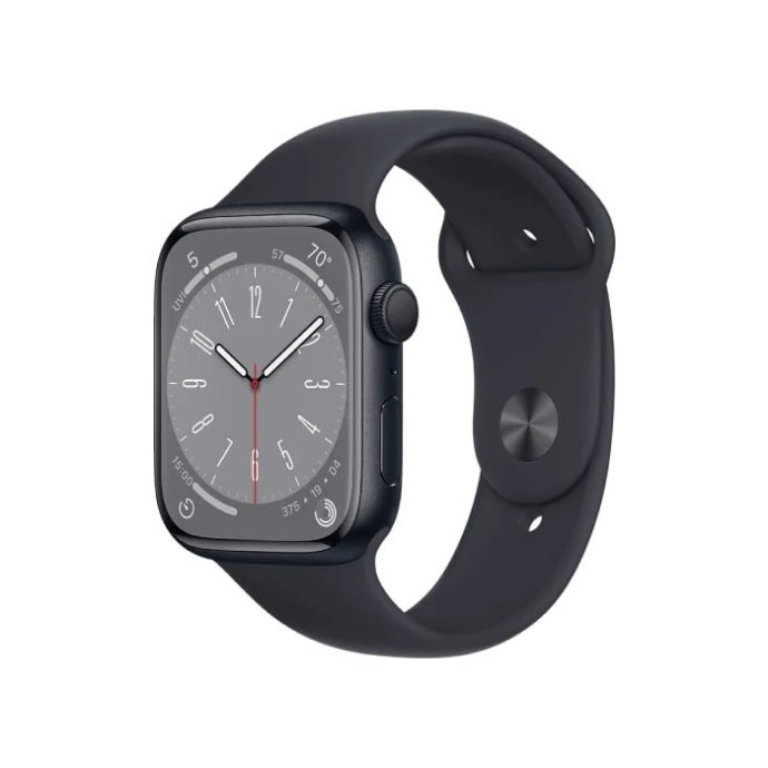 Смарт-годинник Apple Watch Series 8 GPS + Cellular 41mm Midnight Aluminum Case w. Midnight Sport Band (MNHV3)  Фото №0