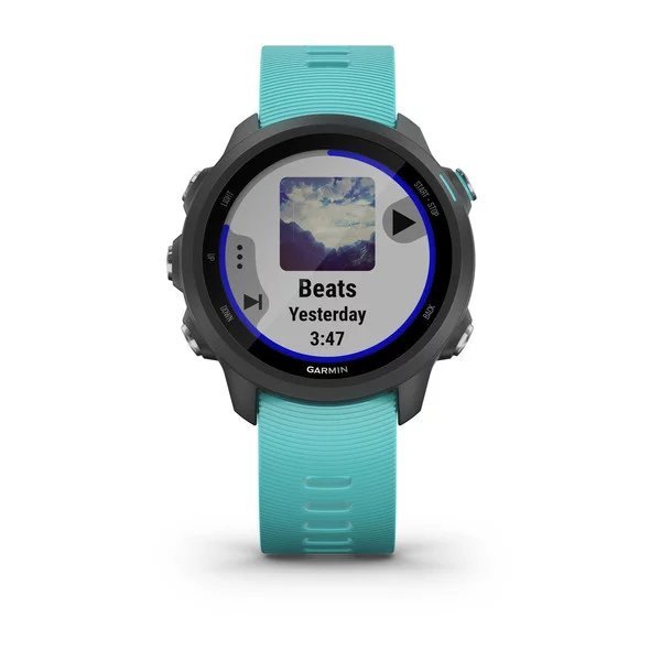 Спортивные часы Garmin Forerunner 245 Music Aqua (010-02120-32/22)  Фото №0