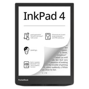 Электронная книга с подсветкой PocketBook 743G InkPad 4 Stundust Silver (PB743G-U-CIS, PB743G-U-WW)