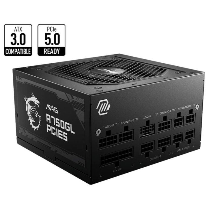 Блок питания MSI MAG A750GL PCIE5  Фото №2