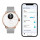 Смарт-годинник Withings Steel HR Watch 36mm White/Rose Gold with Grey Silicone Band (HWA03b-36white-RG-S.Grey)  Фото №3