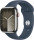 Смарт-годинник Apple Watch Series 9 GPS + Cellular 45mm Silver S. Steel Case w. Storm Blue S. Band - M/L (MRMP3)  Фото №2