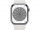 Смарт-годинник Apple Watch Series 8 GPS 45mm Silver Aluminum Case with White S. Band - S/M (MP6P3/MP6T3)  Фото №3