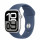 Смарт-годинник Apple Watch Series 10 GPS + Cellular 46mm Silver Alu. Case w. Denim Sport Band - M/L (MWY13)