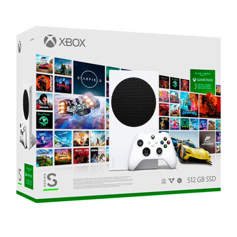Стаціонарна ігрова приставка Microsoft Xbox Series S 512 GB Starter Bundle  Фото №1