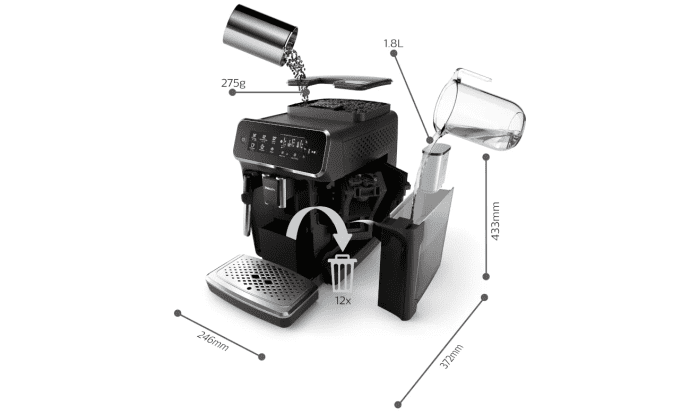 Кофемашина автоматическая Philips EP3221/40  Фото №3