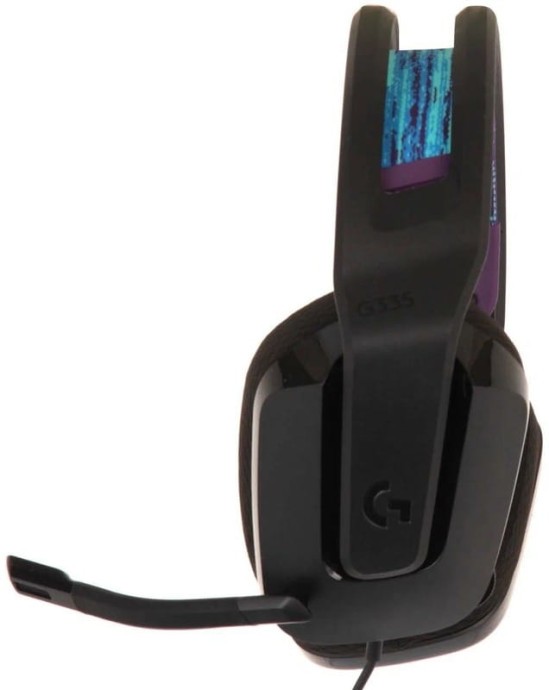 Наушники с микрофоном Logitech G335 Wired Gaming Black (981-000978)  Фото №4