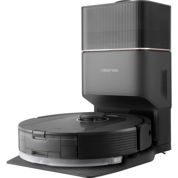 Робот-пылесос с влажной уборкой RoboRock Q5 Pro+ Black (Q5PRP52-00)  Фото №0