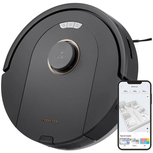 Робот-пылесос с влажной уборкой RoboRock Q5 Pro+ Black (Q5PRP52-00)  Фото №2