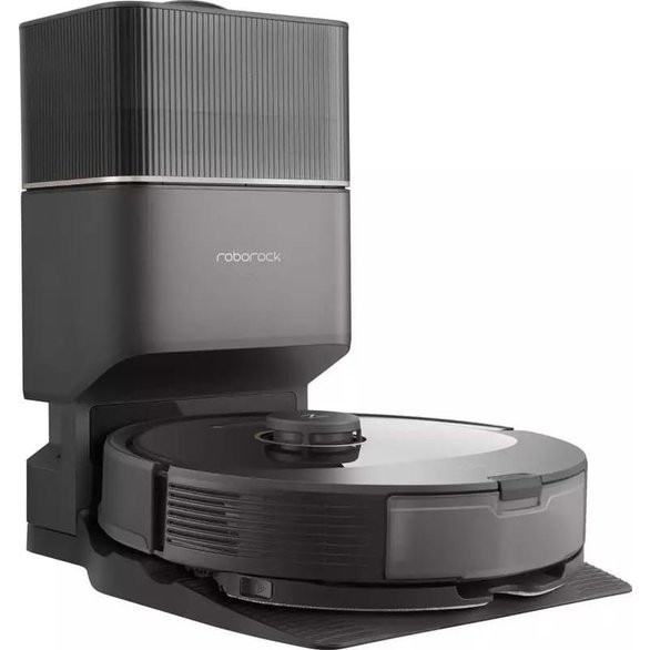 Робот-пилосос з вологим прибиранням RoboRock Q8 Max Plus Black (Q8MP52-00)  Фото №1