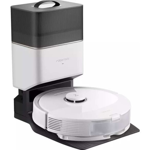 Робот-пилосос з вологим прибиранням RoboRock Q8 Max Plus White (Q8MP02-00)  Фото №1