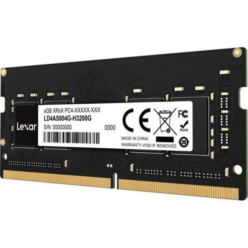 Память для ноутбука Lexar 16 GB DDR4 3200 MHz (LD4AU016G-B3200GSST)  Фото №1