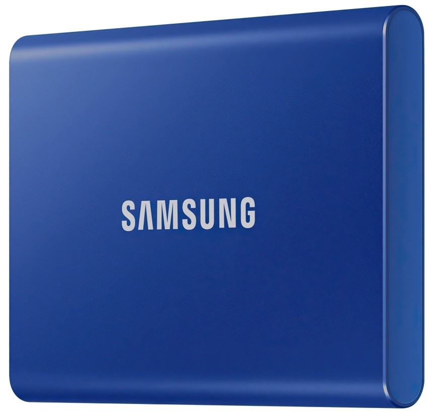 SSD накопичувач Samsung T7 500 GB Indigo Blue (MU-PC500H/WW)  Фото №1