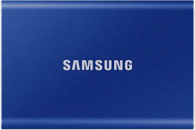 SSD накопитель Samsung T7 500GB Indigo Blue (MU-PC500H/WW)