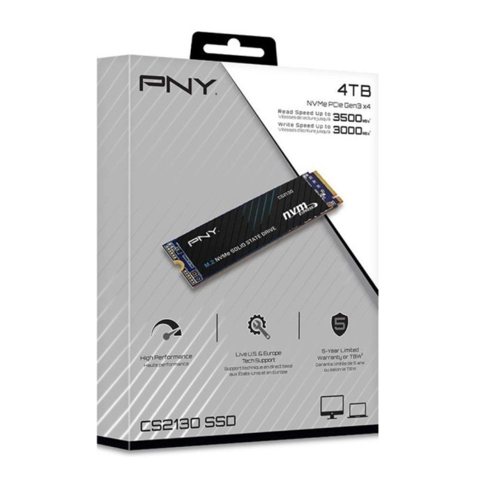 SSD накопитель PNY CS2130 4 TB (M280CS2130-4TB-RB)  Фото №1
