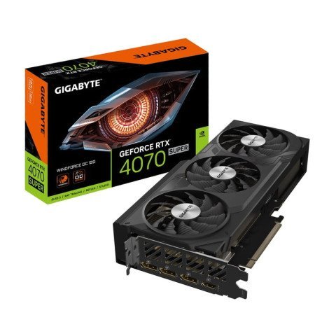 Відеокарта GIGABYTE GeForce RTX 4070 SUPER WINDFORCE OC 12G (GV-N407SWF3OC-12GD)  Фото №5