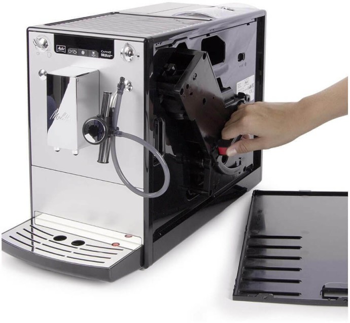 Кавоварка Melitta Caffeo Solo &amp; Perfect Milk Silver E957-203  Фото №8