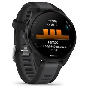 Смарт-годинник Garmin Forerunner 165 Black/Slate Gray (010-02863-20)  Фото №1
