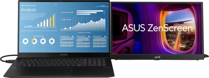 Портативный монитор ASUS ZenScreen MB17AHG (90LM08PG-B01170)  Фото №5