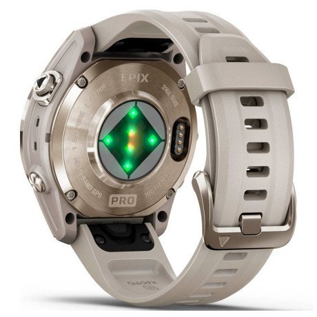 Смарт-часы Garmin Epix Pro Gen 2 Sapphire 42mm Soft Gold w. Light S. Band (010-02802-10/11)  Фото №3