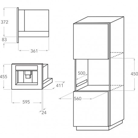 Встраиваемая кофеварка KitchenAid KQXXXB 45600  Фото №1