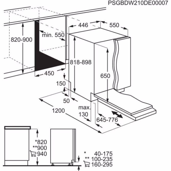 Посудомийна машина AEG FSE73527P  Фото №6