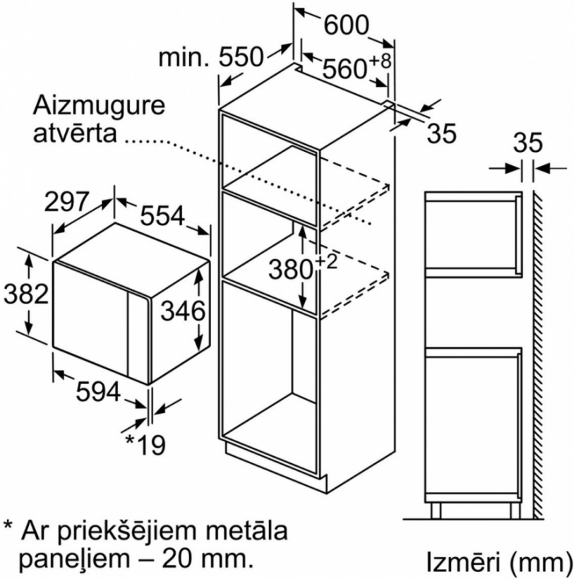 Мікрохвильовка Bosch BFL520MB0  Фото №3