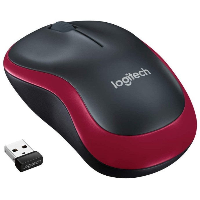 Миша Logitech M185 Wireless Mouse Red (910-002237, 910-002240, 910-002633)  Фото №1