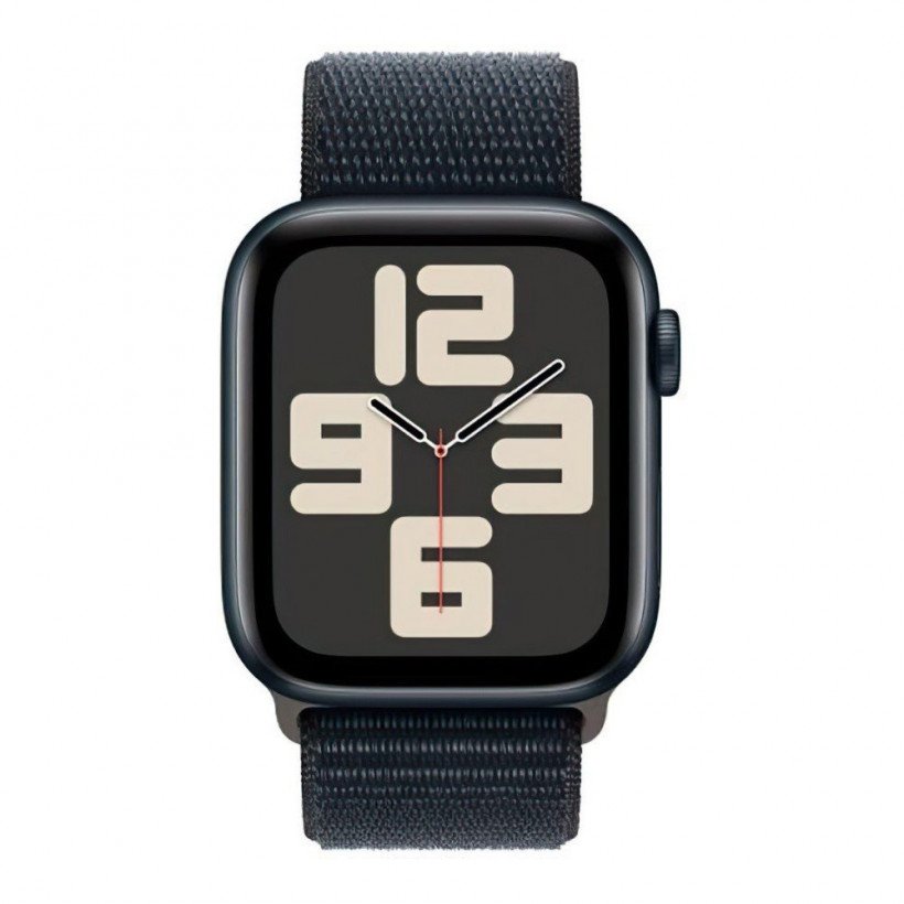 Смарт-годинник Apple Watch SE 2 GPS 44mm Midnight Aluminium Case with Midnight Sport Loop (MREA3)  Фото №1