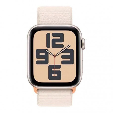 Смарт-годинник Apple Watch SE 2 GPS 44mm Starlight Aluminium Case with Starlight Sport Loop (MRE63)  Фото №1