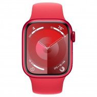 Смарт-годинник Apple Watch Series 9 GPS + Cellular 41mm PRODUCT RED Alu. Case w. PRODUCT RED Sport Band - S/M (MRY63) 