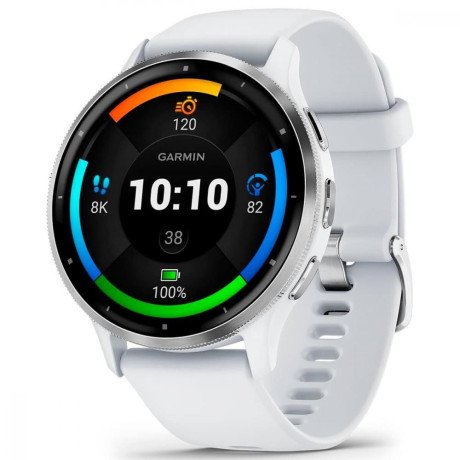 Смарт-часы Garmin Venu 3 Silver Stainless Steel Bezel with Whitestone Case and Silicone Band (010-02784-00/50)  Фото №0