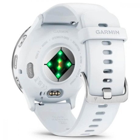 Смарт-часы Garmin Venu 3 Silver Stainless Steel Bezel with Whitestone Case and Silicone Band (010-02784-00/50)  Фото №4