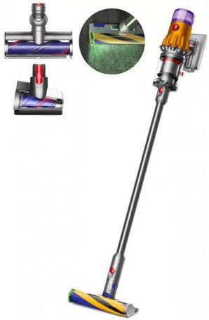 Вертикальний + ручний пилосос (2в1) Dyson V12 Detect Slim Absolute (394167-01)  Фото №1