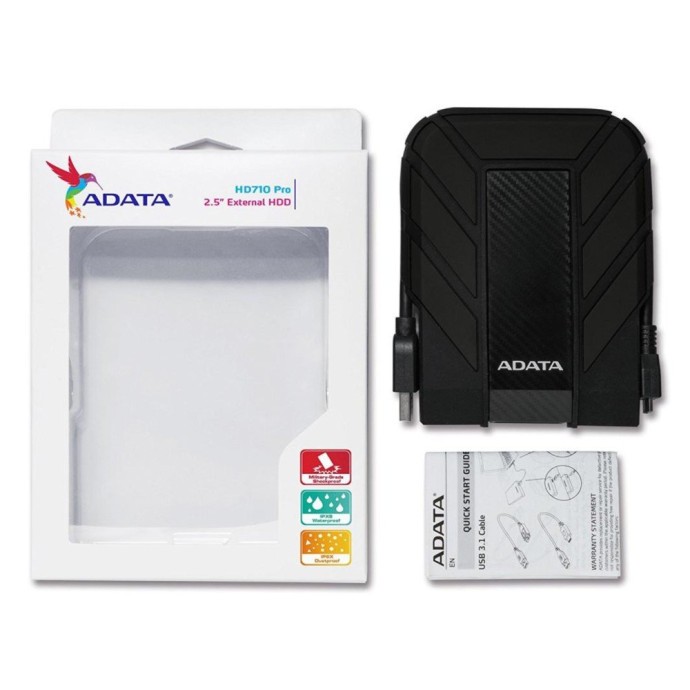 Жорсткий диск ADATA DashDrive Durable HD710 Pro 4 TB Black (AHD710P-4TU31-CBK)  Фото №3