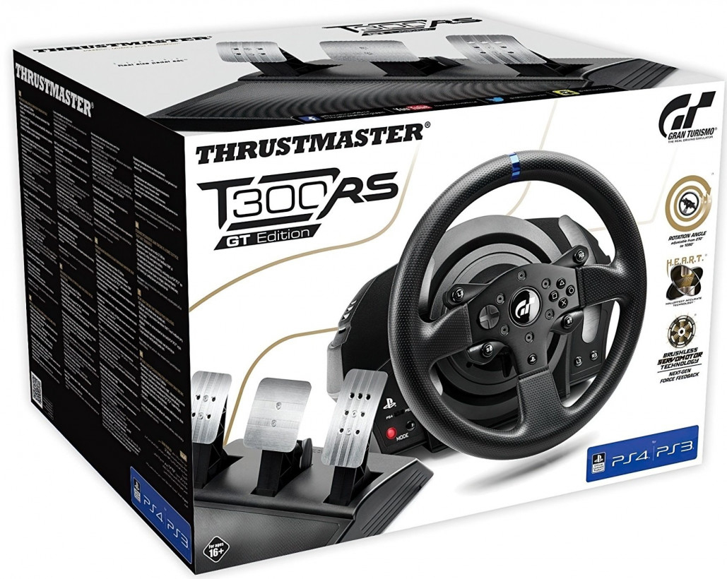 Комплект (руль, педали) Thrustmaster T300 RS GT EditionOfficial Sony licensed (4160681)  Фото №4