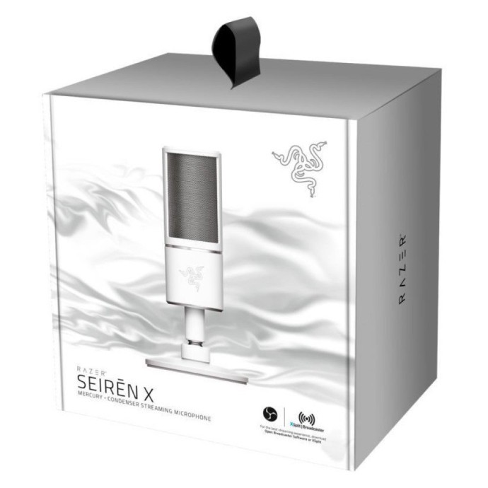 Мікрофон для ПК/ для стрімінгу, подкастів Razer Seiren X Mercury (RZ19-02290400-R3M1)  Фото №1