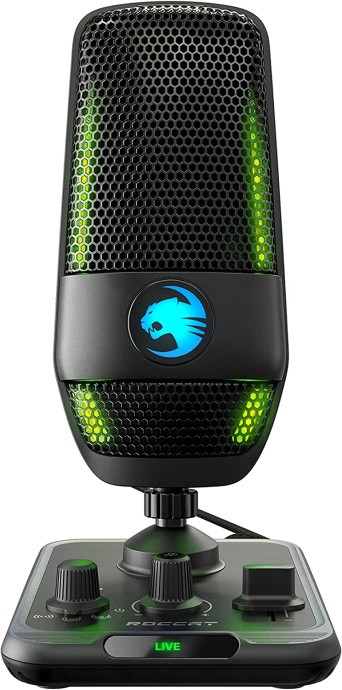 Мікрофон для ПК/ для стрімінгу, подкастів ROCCAT Torch RGB (ROC-14-912)