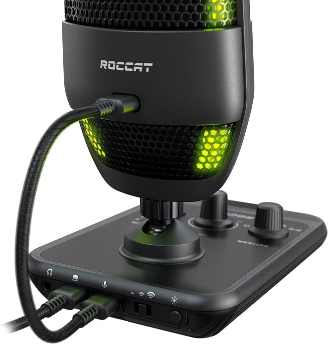 Мікрофон для ПК/ для стрімінгу, подкастів ROCCAT Torch RGB (ROC-14-912)  Фото №4