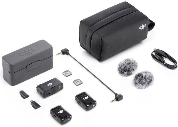 Микрофонная радиосистема DJI Mic 2 (2 TX + 1 RX) (CP.RN.00000325.01)  Фото №0