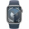 Смарт-годинник Apple Watch Series 9 GPS + Cellular 41mm Silver Alu. Case w. Storm Blue S.Band - S/M (MRHV3)