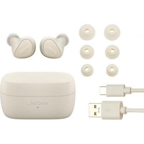 Наушники TWS JABRA Elite 4 Light Beige (100-99183002-99)  Фото №4