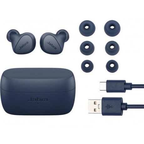 Наушники TWS JABRA Elite 4 Navy (100-99183001-99)  Фото №4