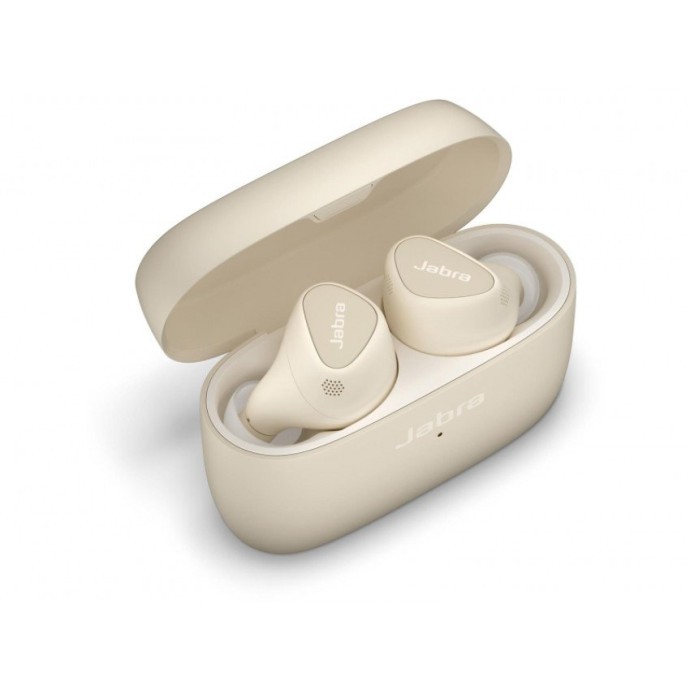 Наушники TWS JABRA Elite 5 Gold Beige (100-99181701-98)  Фото №1