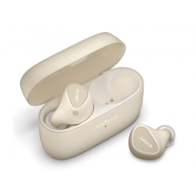 Наушники TWS JABRA Elite 5 Gold Beige (100-99181701-98)  Фото №2